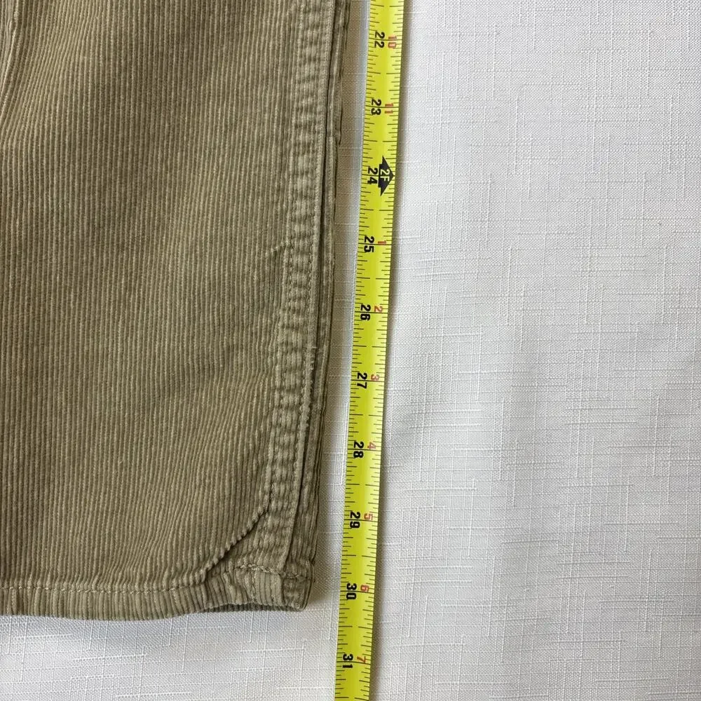 Banana Republic Pima Cotton Corduroy Jeans Pants Mens Size 36x32 Tan Meas 36x32